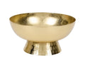 Gold Toned Pedestal Bowl - Small