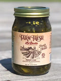 Sweet Fire Bread & Butter Pickles & Candied Jalapenos